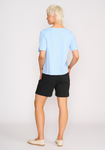 Wide Neck Elbow Slv Top