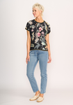 Round Neck Knit Back Top
