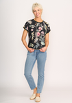 Round Neck Knit Back Top