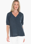Gather V-Neck Top