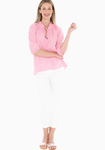 Ruffle Neck Top