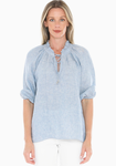 Ruffle Neck Top