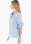 Ruffle Neck Top