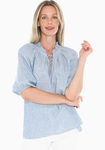 Ruffle Neck Top