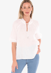 Ruffle Neck Top