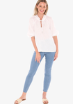 Ruffle Neck Top