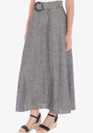 Belted Panel Skirt