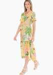 Pina Colada Tiered Dress