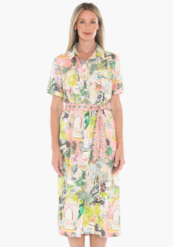 Jump Tiger Island Tie Dress